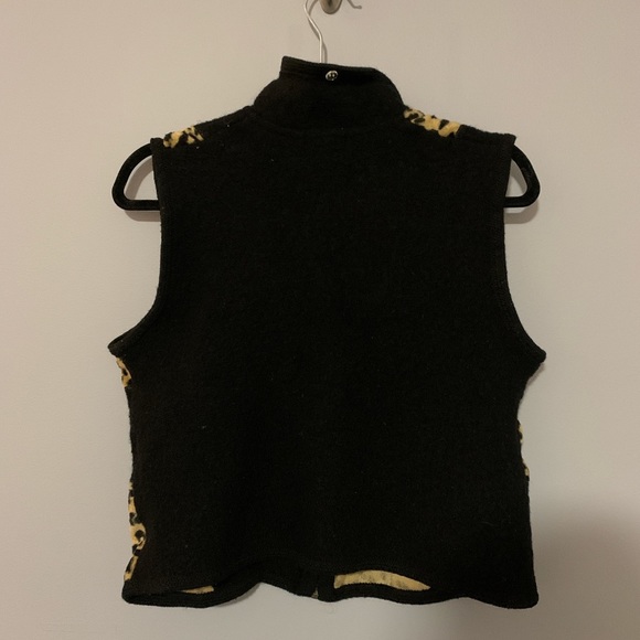 Wool cheetah print vest 🖤🌶 - Picture 3 of 4